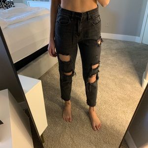 Pacsun vintage icon black mom jeans